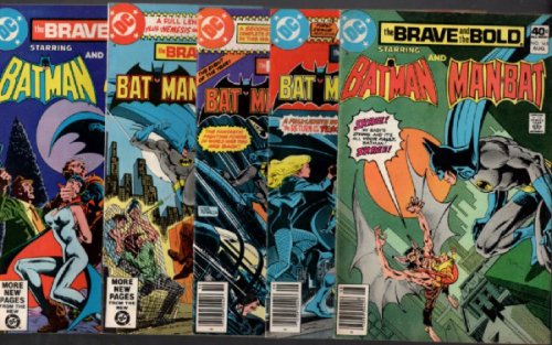 The Brave and the Bold #165 thru #169 (a lot of 5 issues)